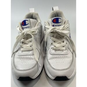 Champion MEN‎  White Leather Sneaker Shoes Size 8M